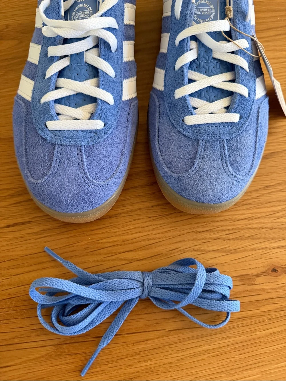 Adidas Gazelle Indoor Blue Suede Gum Sole Sneakers Women’s 8.5 NWT